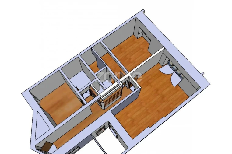 Apartamento T2 para Venda em Santo António Planta 1
