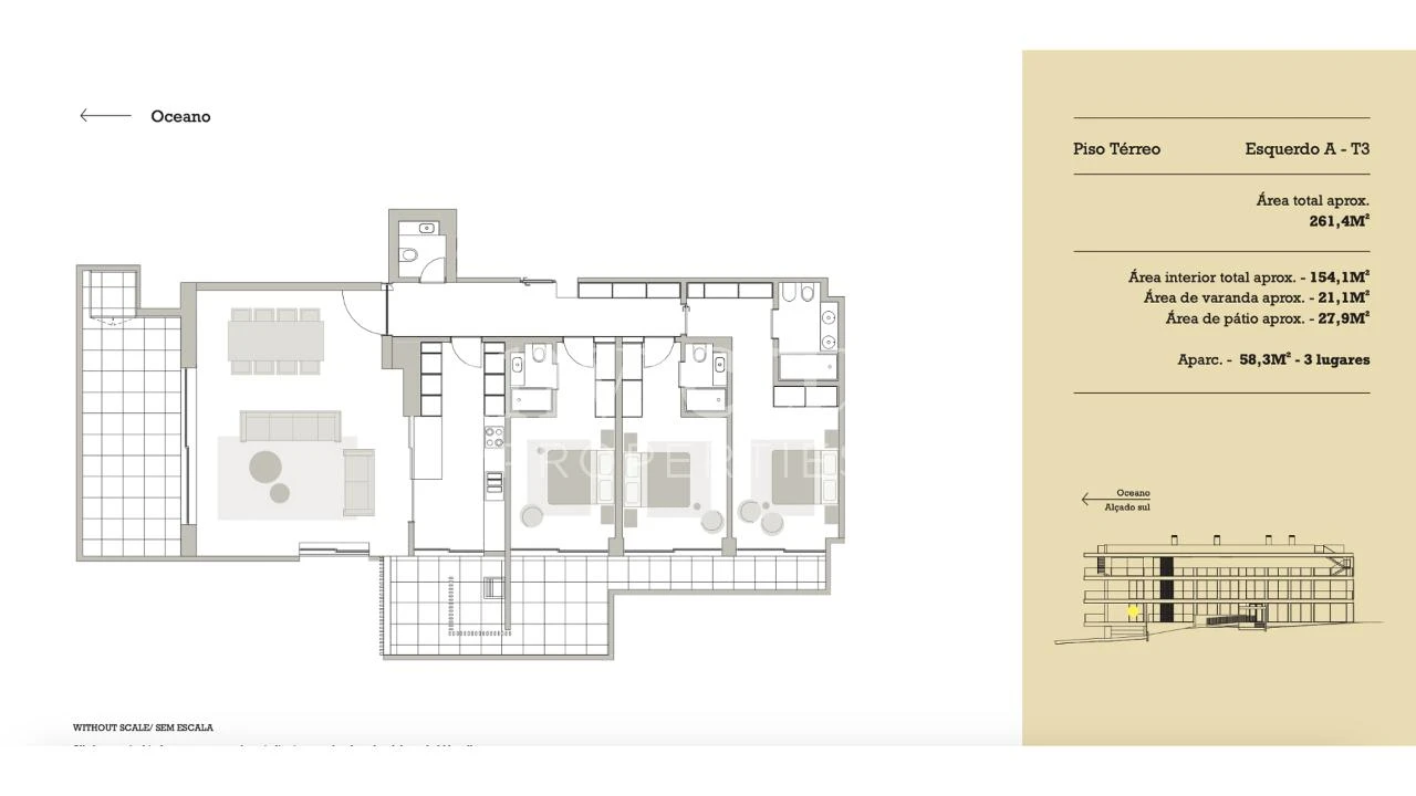 Apartamento T3 para Venda em Malta e Canidelo Foto 11