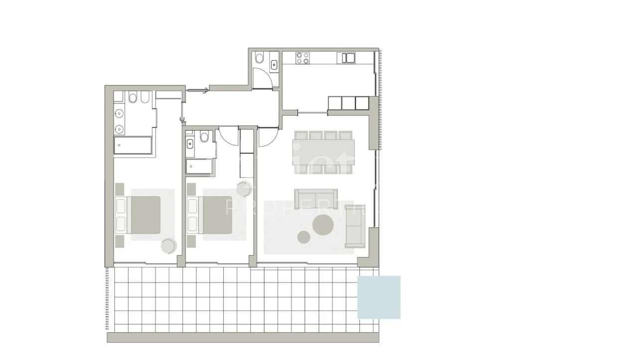 Apartamento T2 para Venda em Malta e Canidelo Foto 13