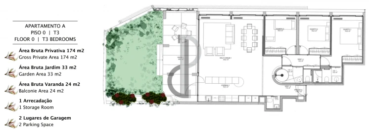 Apartamento T3 para Venda em Lordelo do Ouro e Massarelos