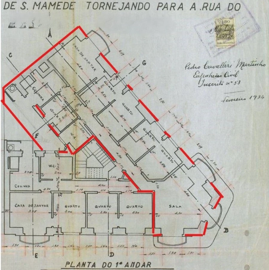 Apartamento T6 para Venda em Santo António Planta 1