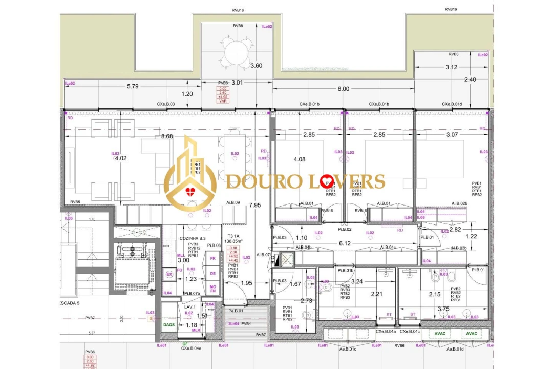 Apartamento T3 para Venda em São Mamede de Infesta e Senhora da Hora Foto 17