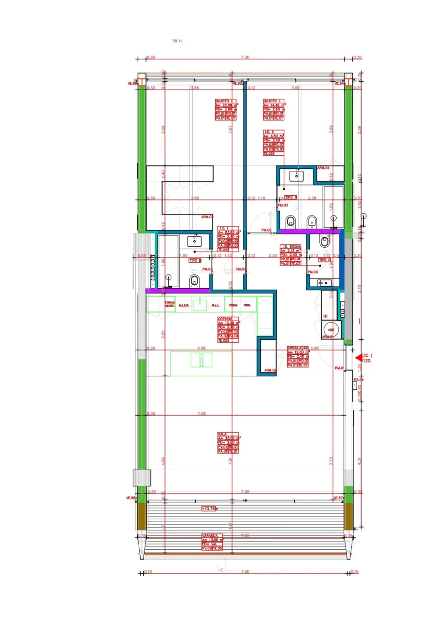 Apartamento T2 para Venda em Santo António Foto 34