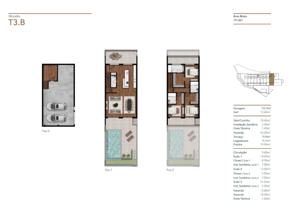 Moradia T3 para Venda em Imaculado Coração de Maria Planta 2