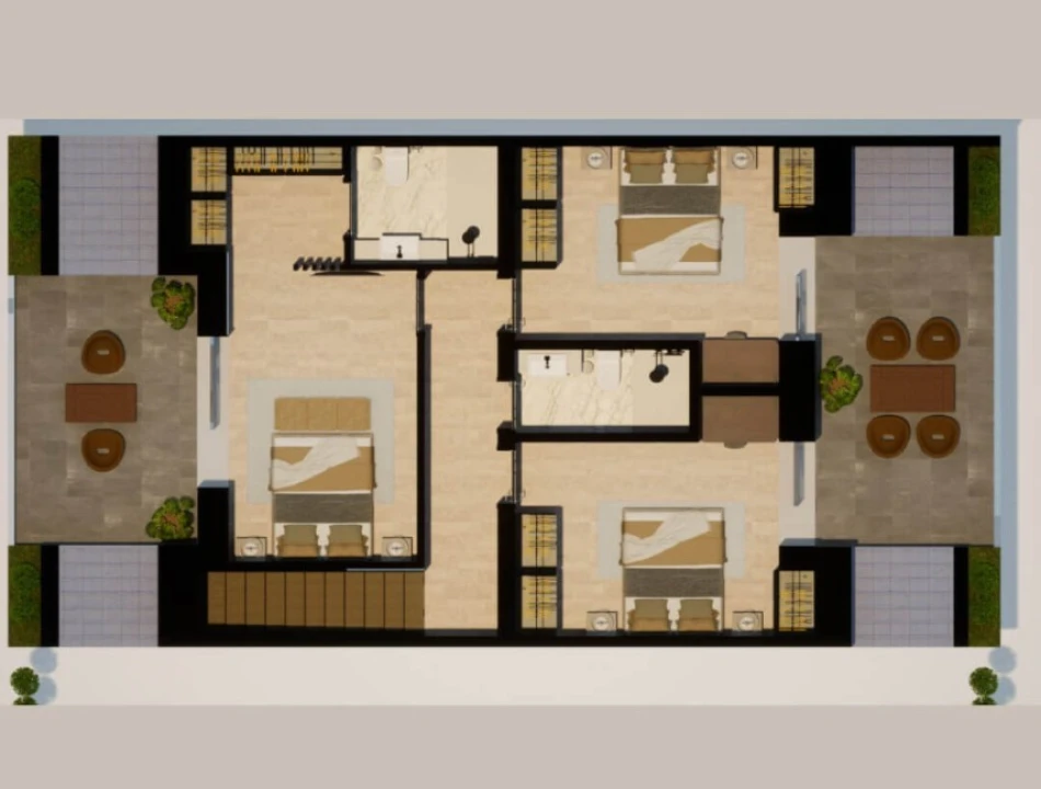 Apartamento T3 para Venda em Glória e Vera Cruz Planta 2