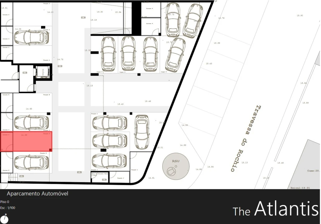Apartamento T2 para Venda em São Felix da Marinha Planta 2