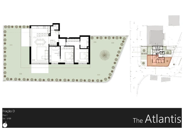 Apartamento T2 para Venda em São Felix da Marinha Planta 1
