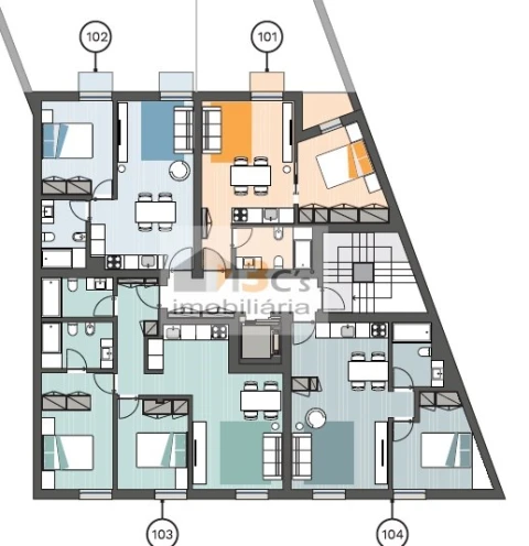 Apartamento T2 para Arrendamento em Paranhos