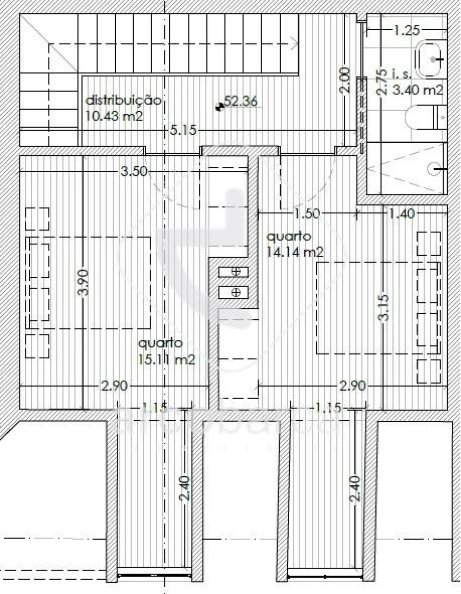 Apartamento T3 para Venda em Arcos de Valdevez (São Paio) e Giela Planta 2
