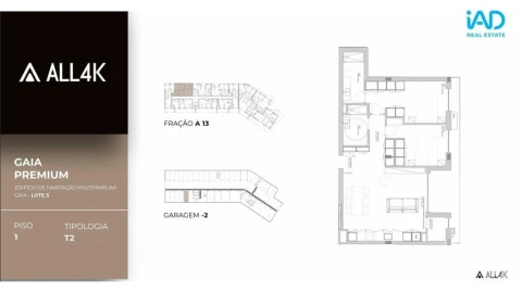 Apartamento T2 para Venda em Oliveira do Douro