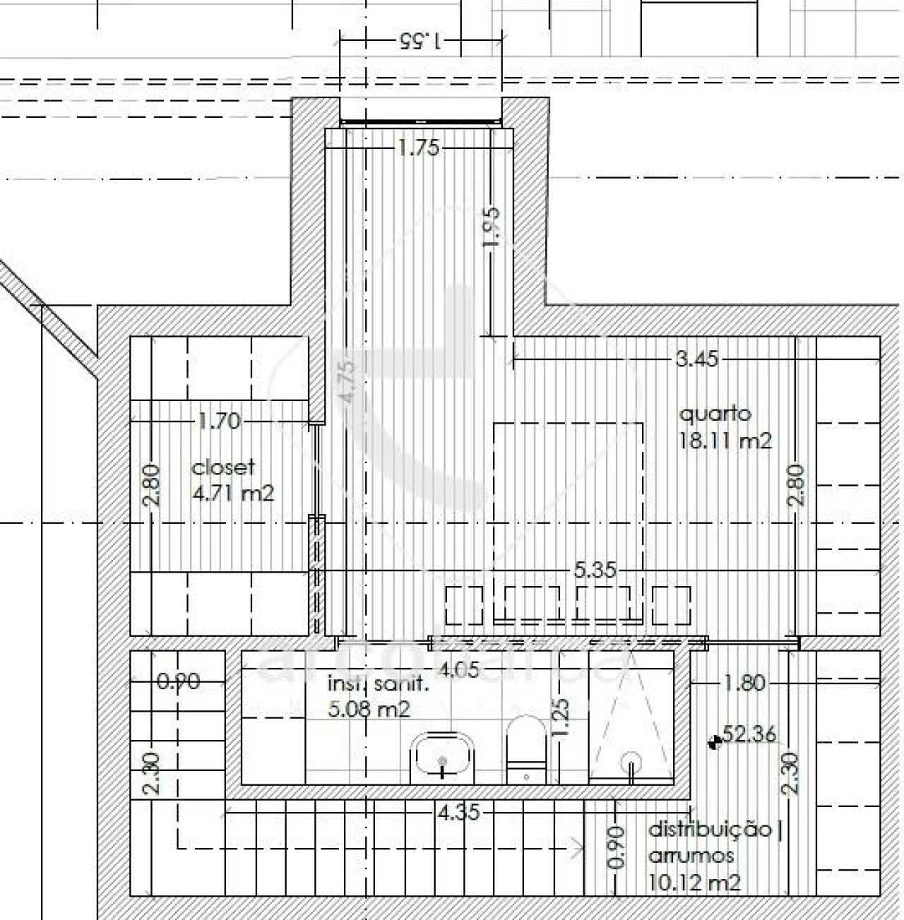 Apartamento T2 para Venda em Arcos de Valdevez (São Paio) e Giela Planta 2