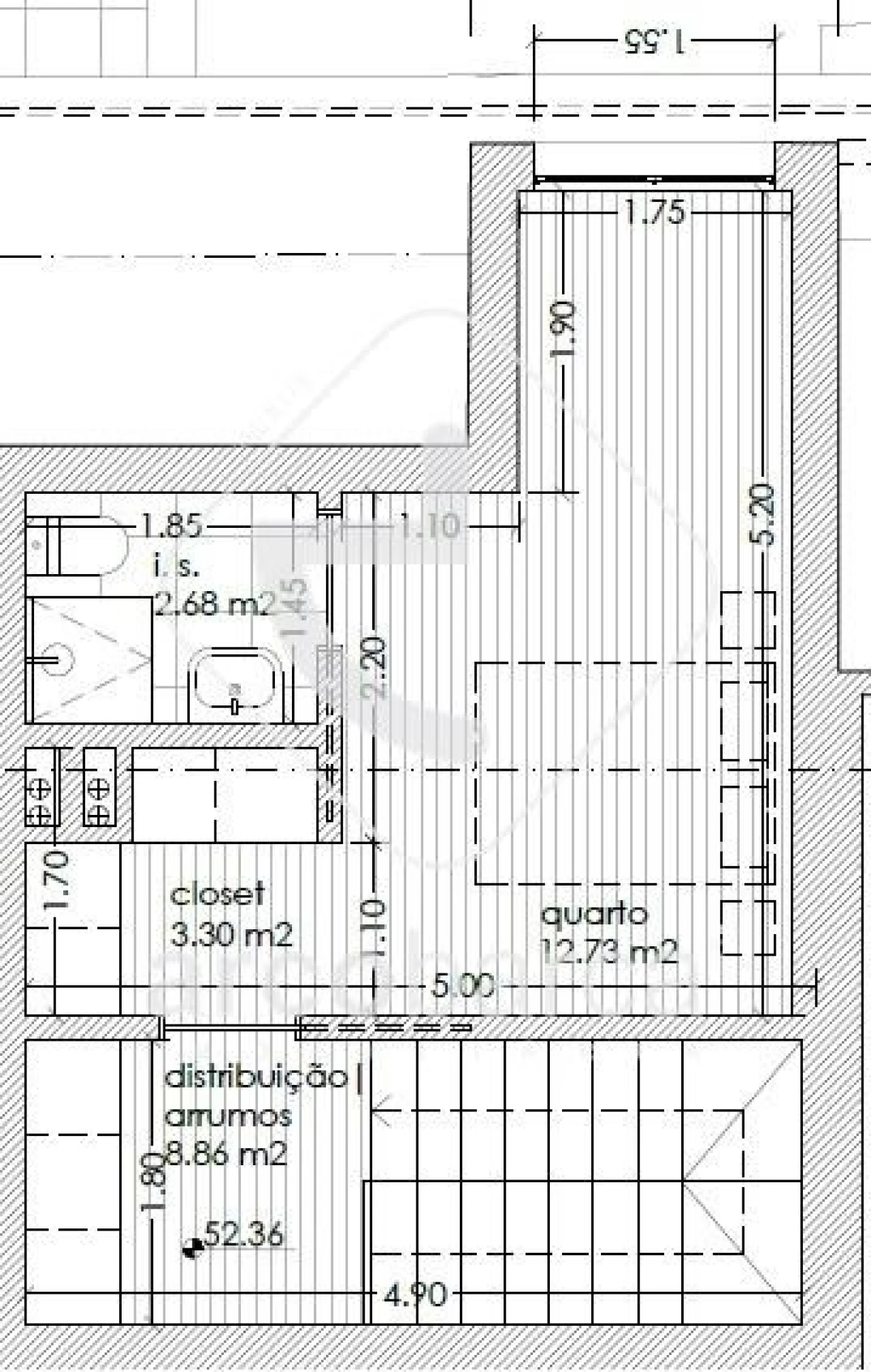Apartamento T2 para Venda em Arcos de Valdevez (São Paio) e Giela Planta 2