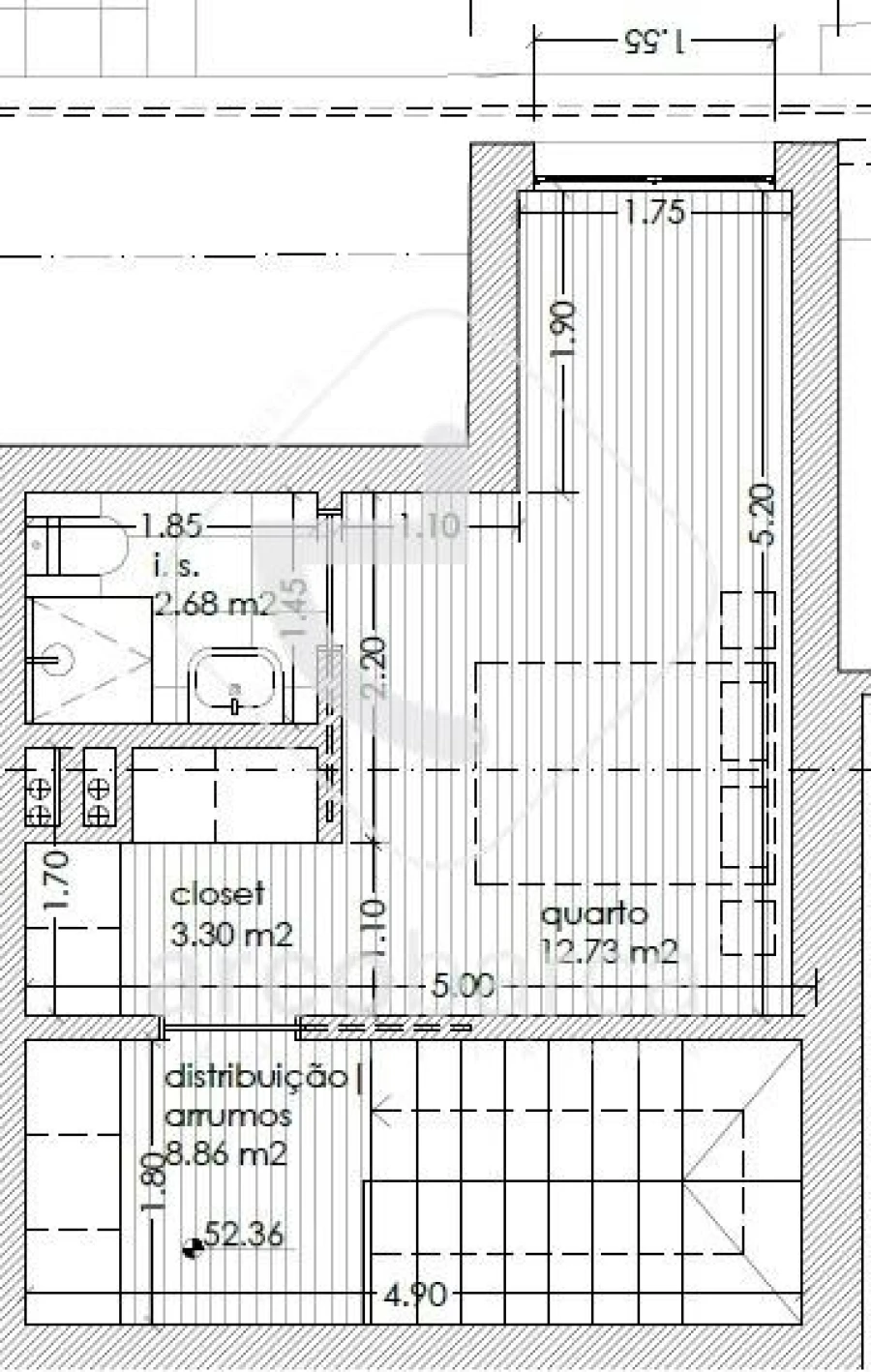 Apartamento T2 para Venda em Arcos de Valdevez (São Paio) e Giela Planta 2