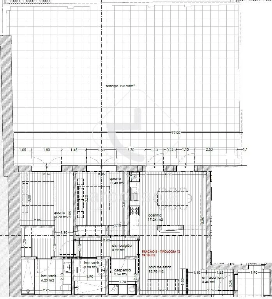 Apartamento T2 para Venda em Arcos de Valdevez (São Paio) e Giela Planta 1