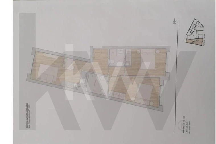 Apartamento T2 para Arrendamento em Cedofeita, Santo Ildefonso, Sé, Miragaia, São Nicolau e Vitória Foto 37