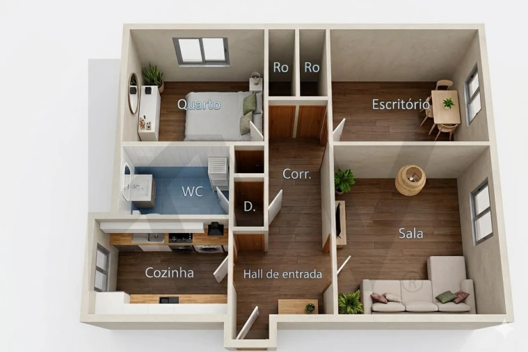Apartamento T2 para Arrendamento em Caparica e Trafaria Foto 19