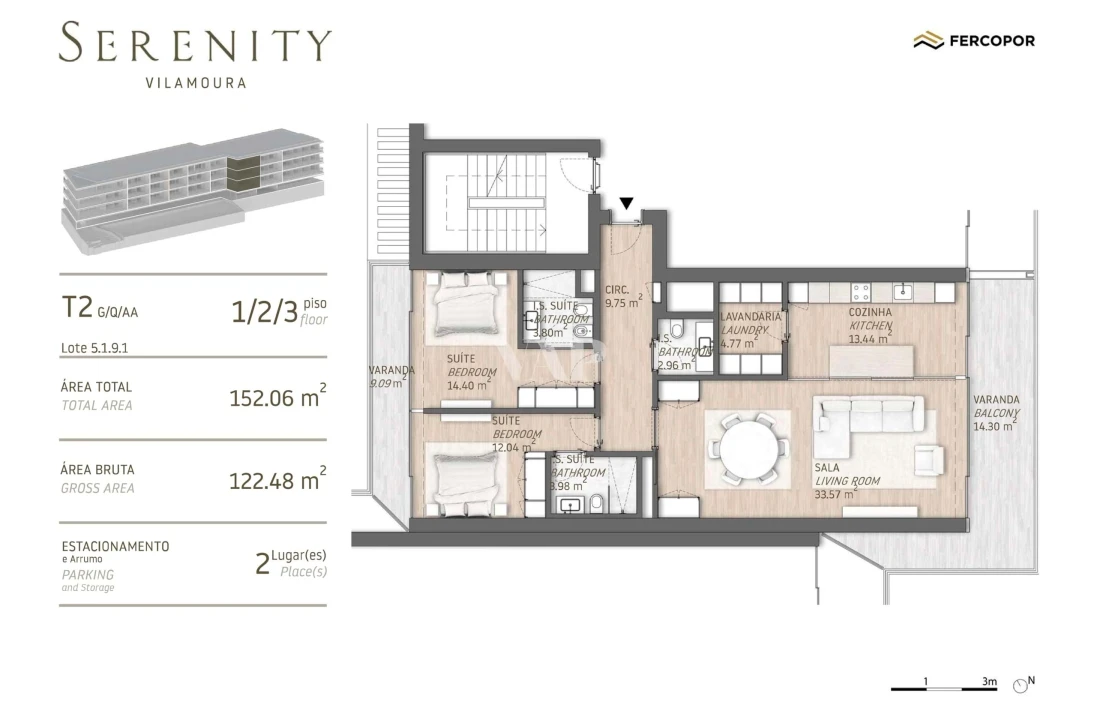 Apartamento T2 para Venda em Quarteira Foto 19