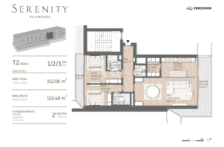 Apartamento T2 para Venda em Quarteira Foto 19