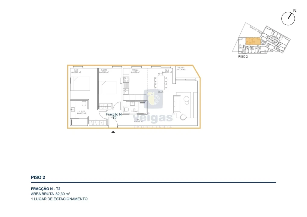 Apartamento T2 para Venda em Atouguia da Baleia Foto 19