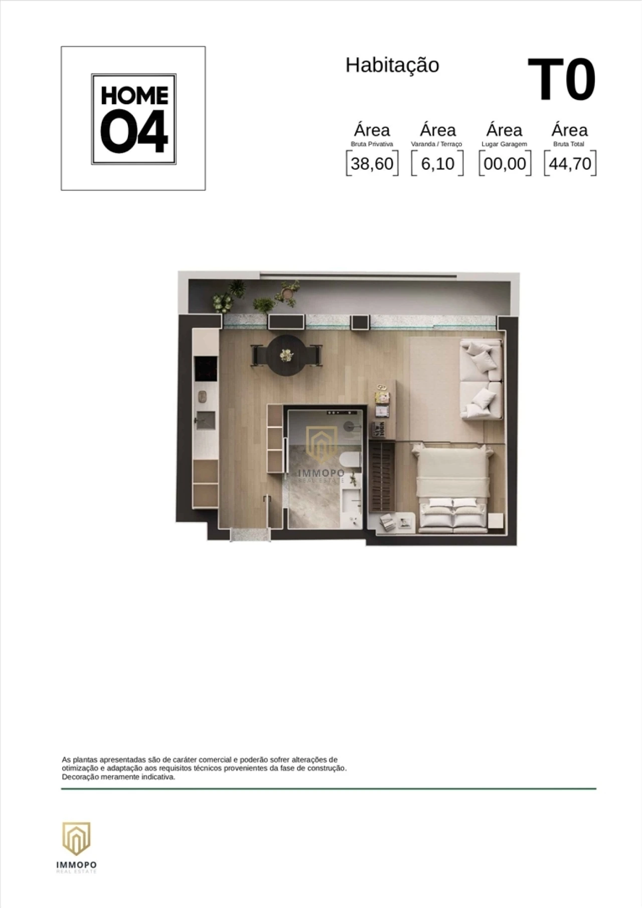 Apartamento T0 para Venda em Matosinhos e Leça da Palmeira Foto 3