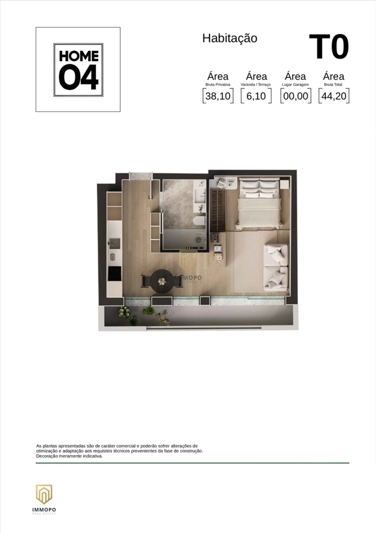 Apartamento T0 para Venda em Matosinhos e Leça da Palmeira Foto 3