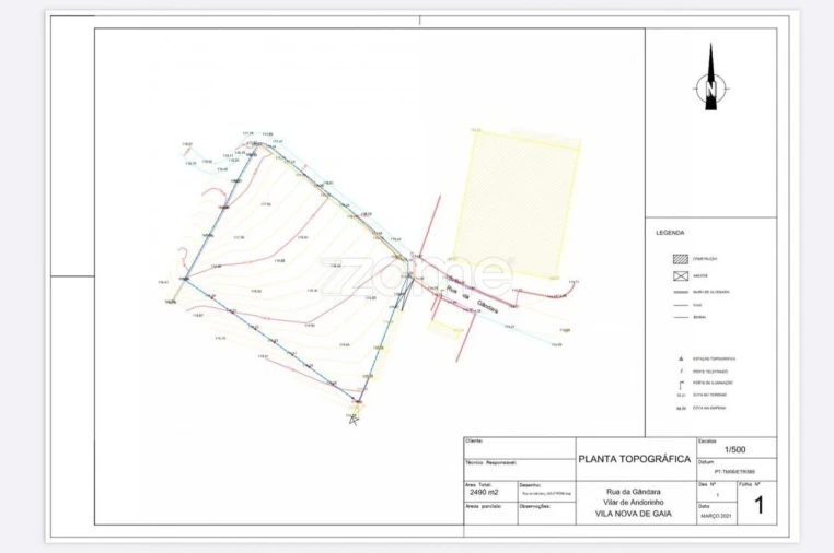 Terreno para Venda em Vilar de Andorinho Foto 13