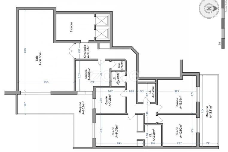 Apartamento T4 para Venda em Belém Foto 27