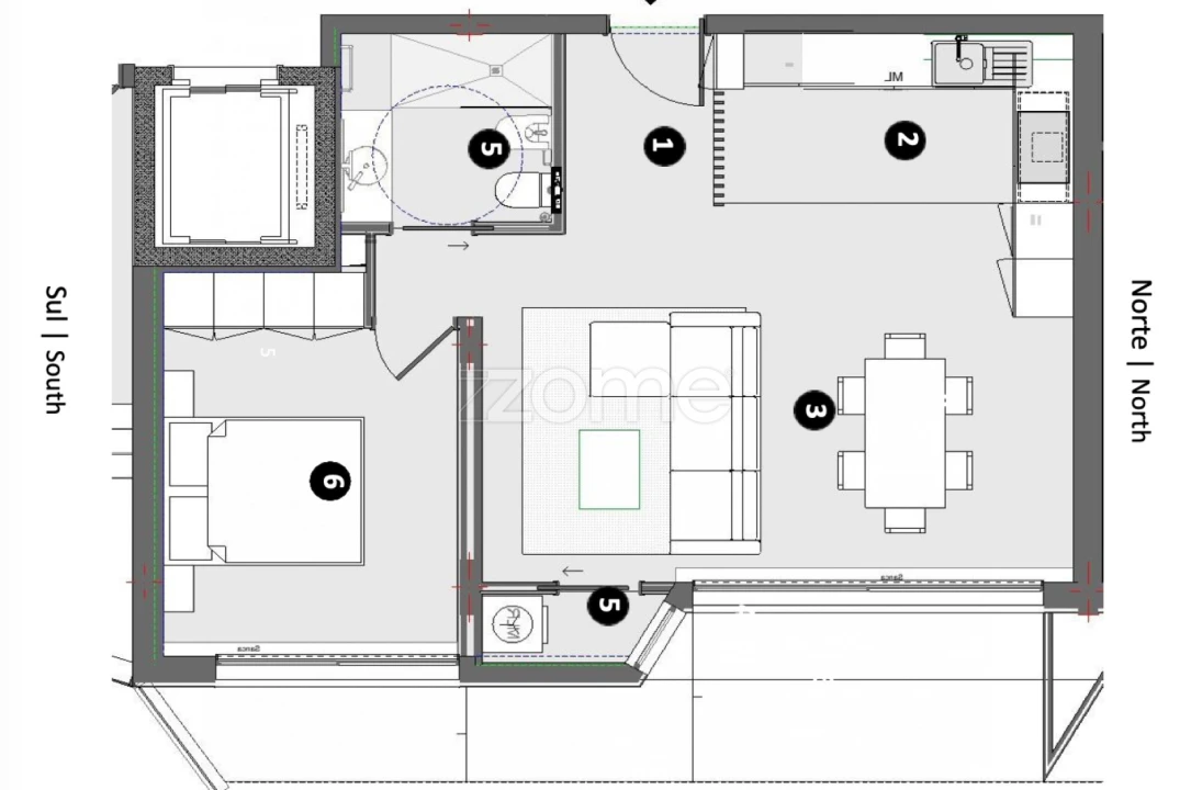 Apartamento T1 para Venda em Santa Maria Maior e Monserrate e Meadela Foto 22