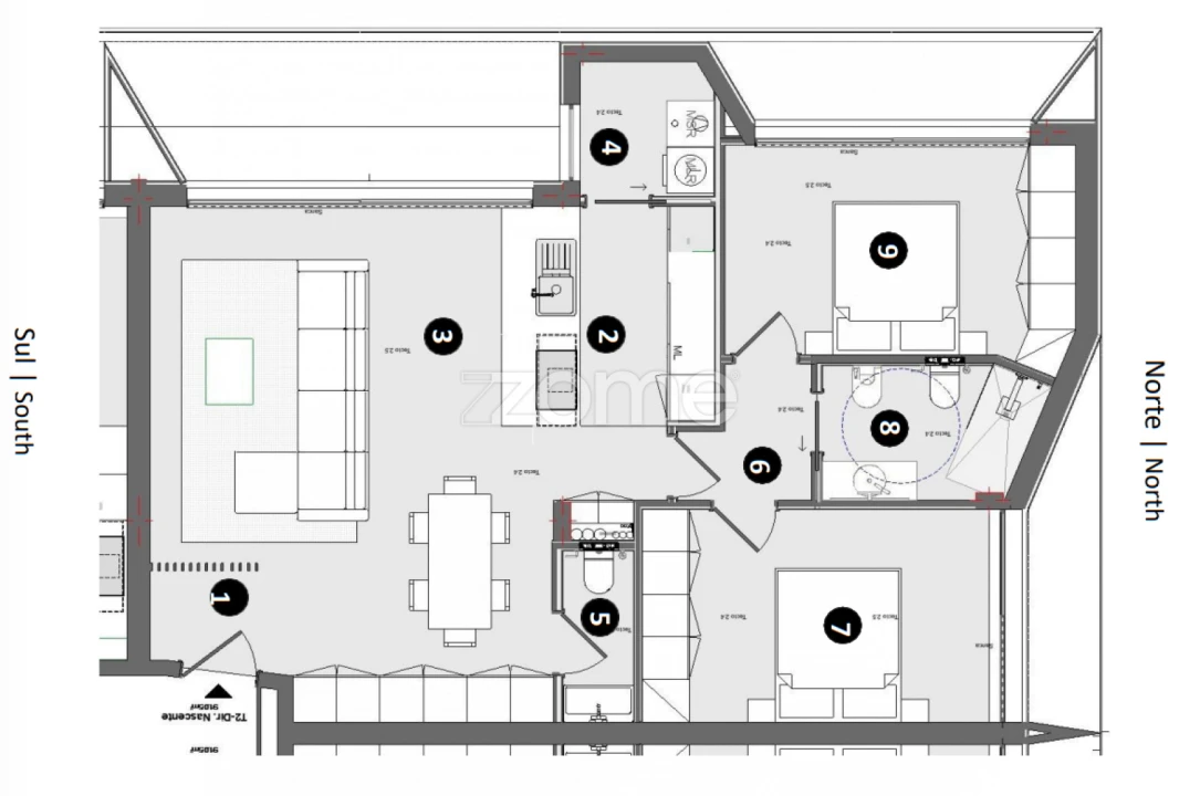 Apartamento T1 para Venda em Santa Maria Maior e Monserrate e Meadela Foto 23