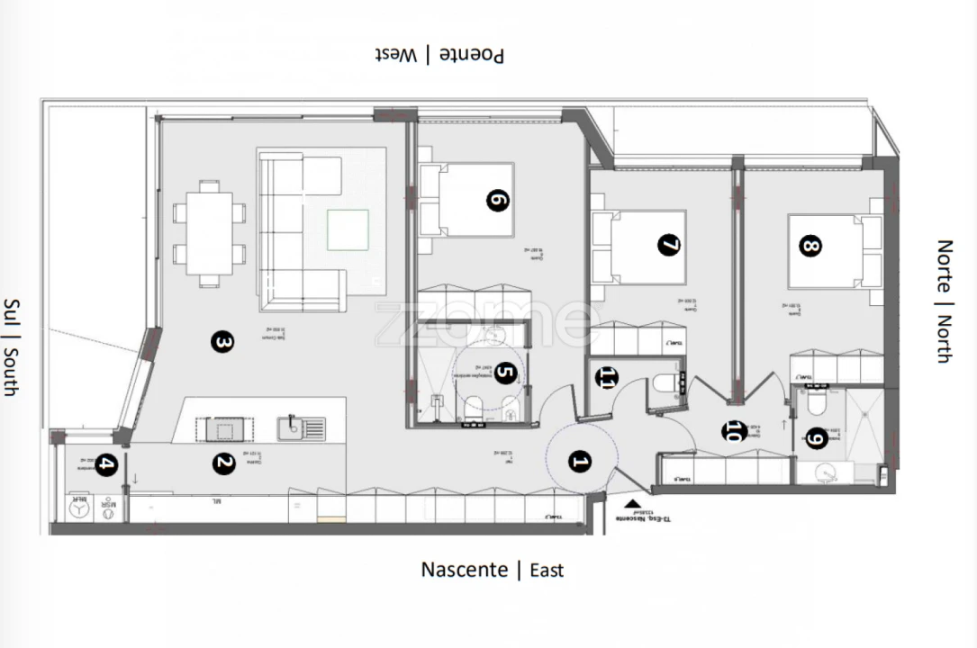 Apartamento T1 para Venda em Santa Maria Maior e Monserrate e Meadela Foto 24