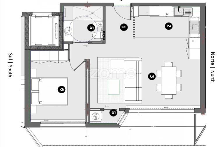 Apartamento T1 para Venda em Santa Maria Maior e Monserrate e Meadela Foto 22