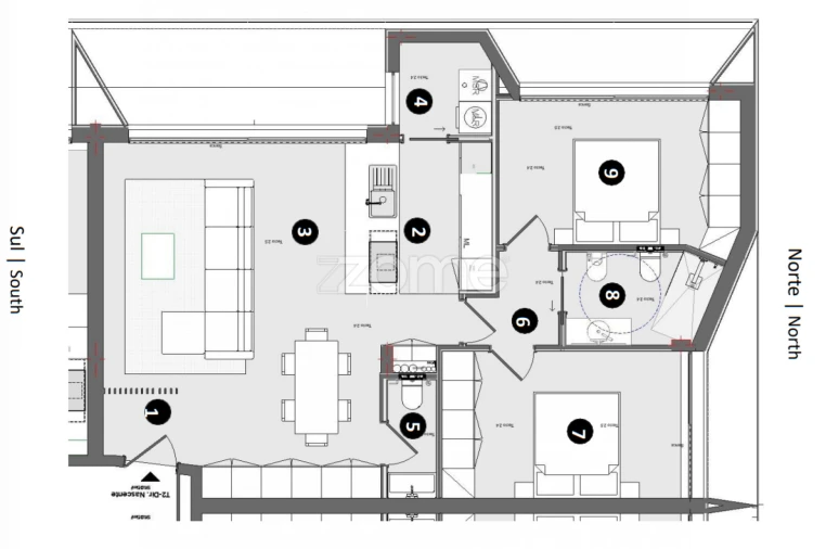 Apartamento T1 para Venda em Santa Maria Maior e Monserrate e Meadela Foto 23