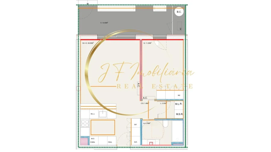 Apartamento T1 para Venda em Gafanha da Nazaré Foto 18