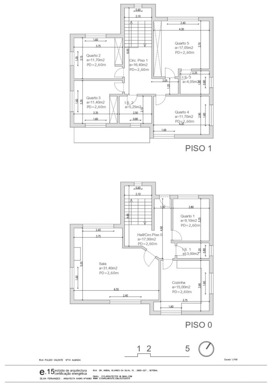 Moradia T5 para Venda em Laranjeiro e Feijó Planta 1