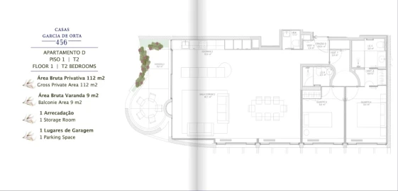Apartamento T2 para Venda em Aldoar, Foz do Douro e Nevogilde