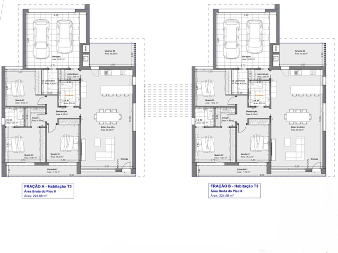 Moradia T3 para Venda em Souto da Carpalhosa e Ortigosa Planta 2