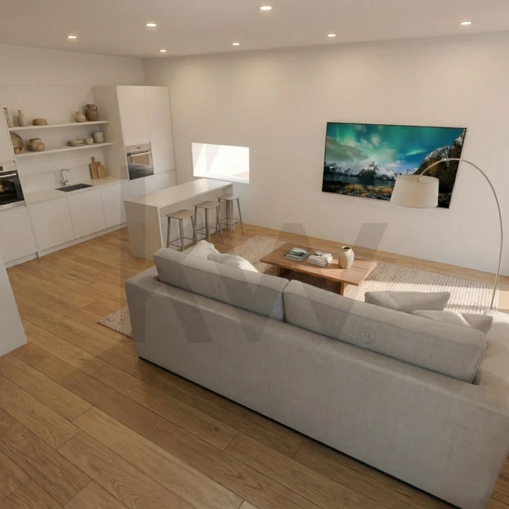 Apartamento T1 para Venda em Carcavelos e Parede Foto 2