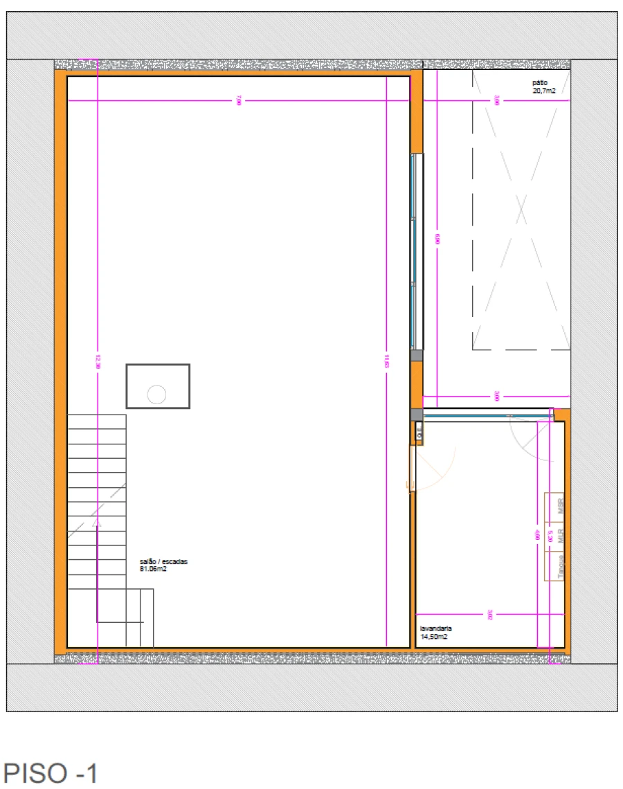 Moradia T3 para Venda em Palmeira Planta 1