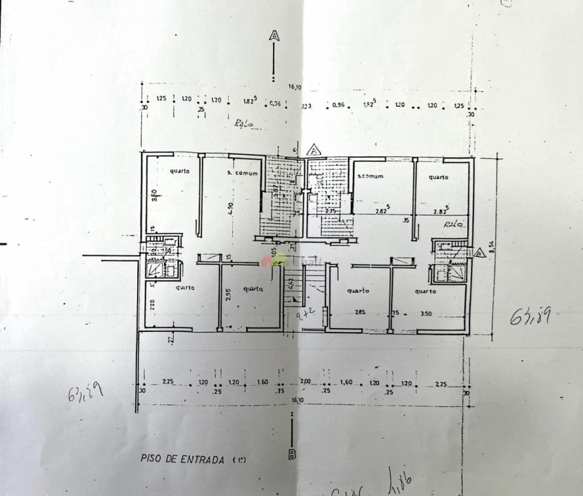 Apartamento T3 para Venda em Laranjeiro e Feijó Planta 2