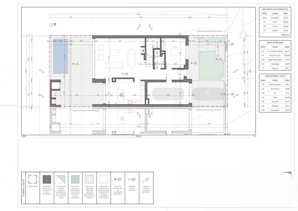Moradia T5 para Venda em Alhos Vedros Planta 2