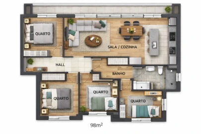 Apartamento T3 para Venda em Barreiro e Lavradio