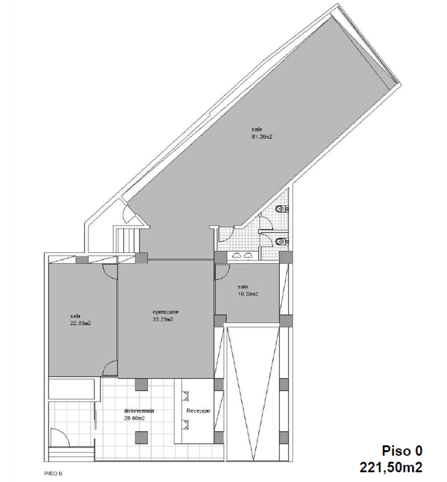 Loja para Venda em Santa Marinha e São Pedro da Afurada Planta 3