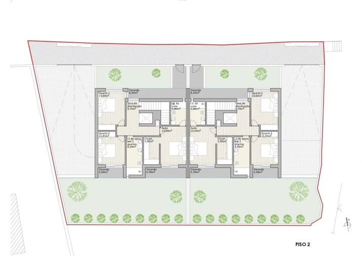 Terreno para Venda em Castêlo da Maia Planta 3