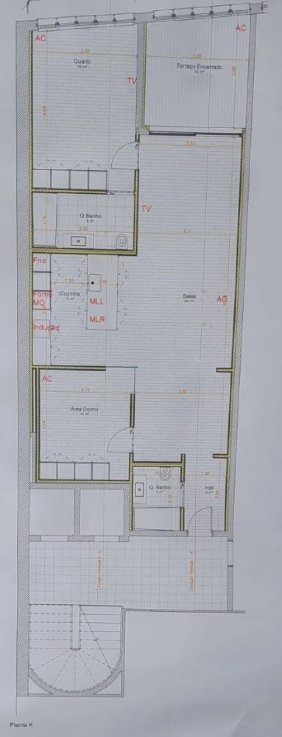 Apartamento T2 para Venda em Matosinhos e Leça da Palmeira Planta 1