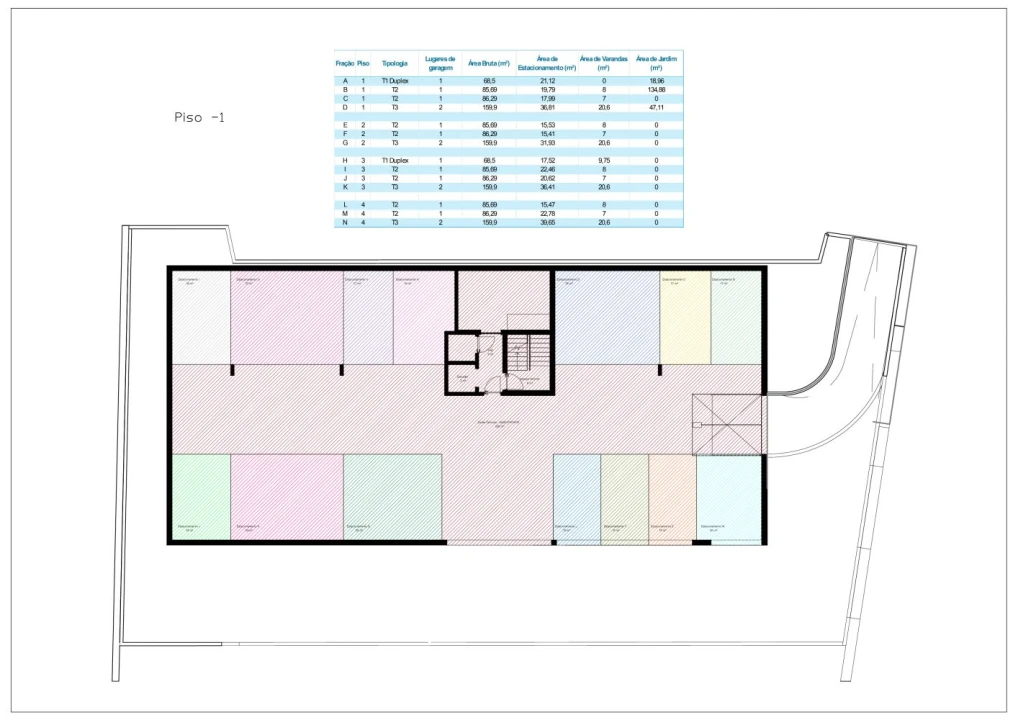 Apartamento T2 para Venda em Oliveira do Douro Planta 2