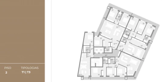 Apartamento T1 para Venda em Bougado (São Martinho e Santiago)