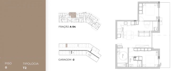 Apartamento T2 para Venda em Oliveira do Douro