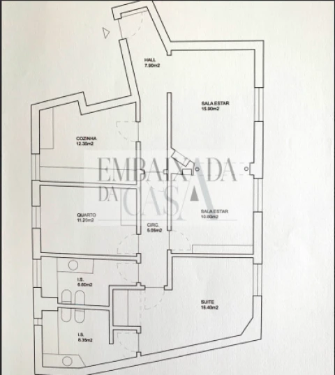 Apartamento T2 para Venda em Misericórdia