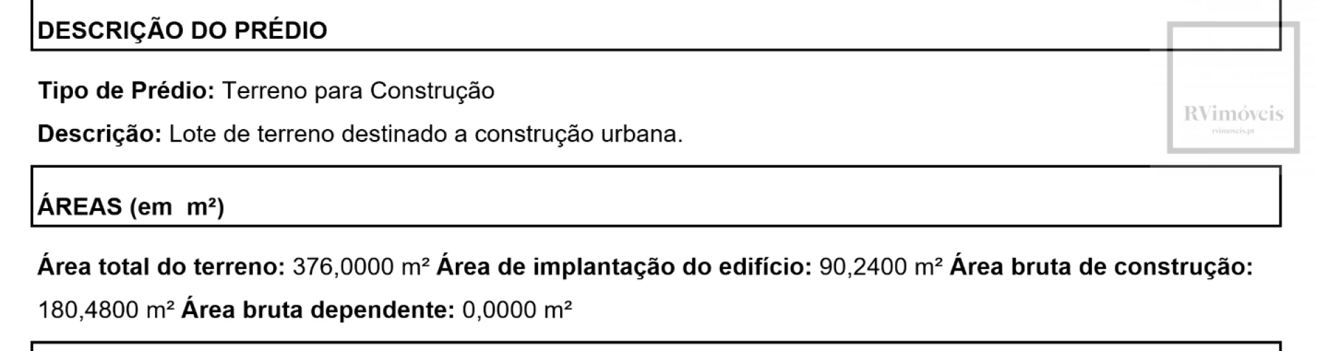 Terreno para Venda em Castêlo da Maia Foto 3
