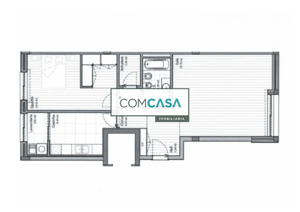 Apartamento T3 para Venda em Mafamude e Vilar do Paraíso Foto 7